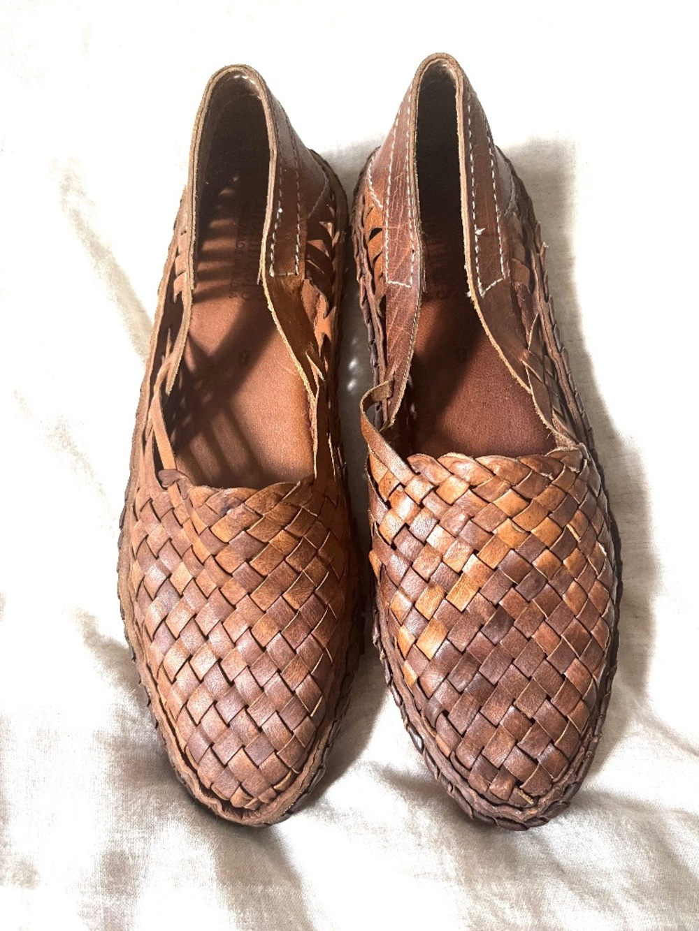 NEW Mohinders Dark Woven Full
Back Slides Size 8 *Price Firm*